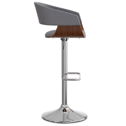 Lowell - Taburete de bar giratorio ajustable y multifuncional