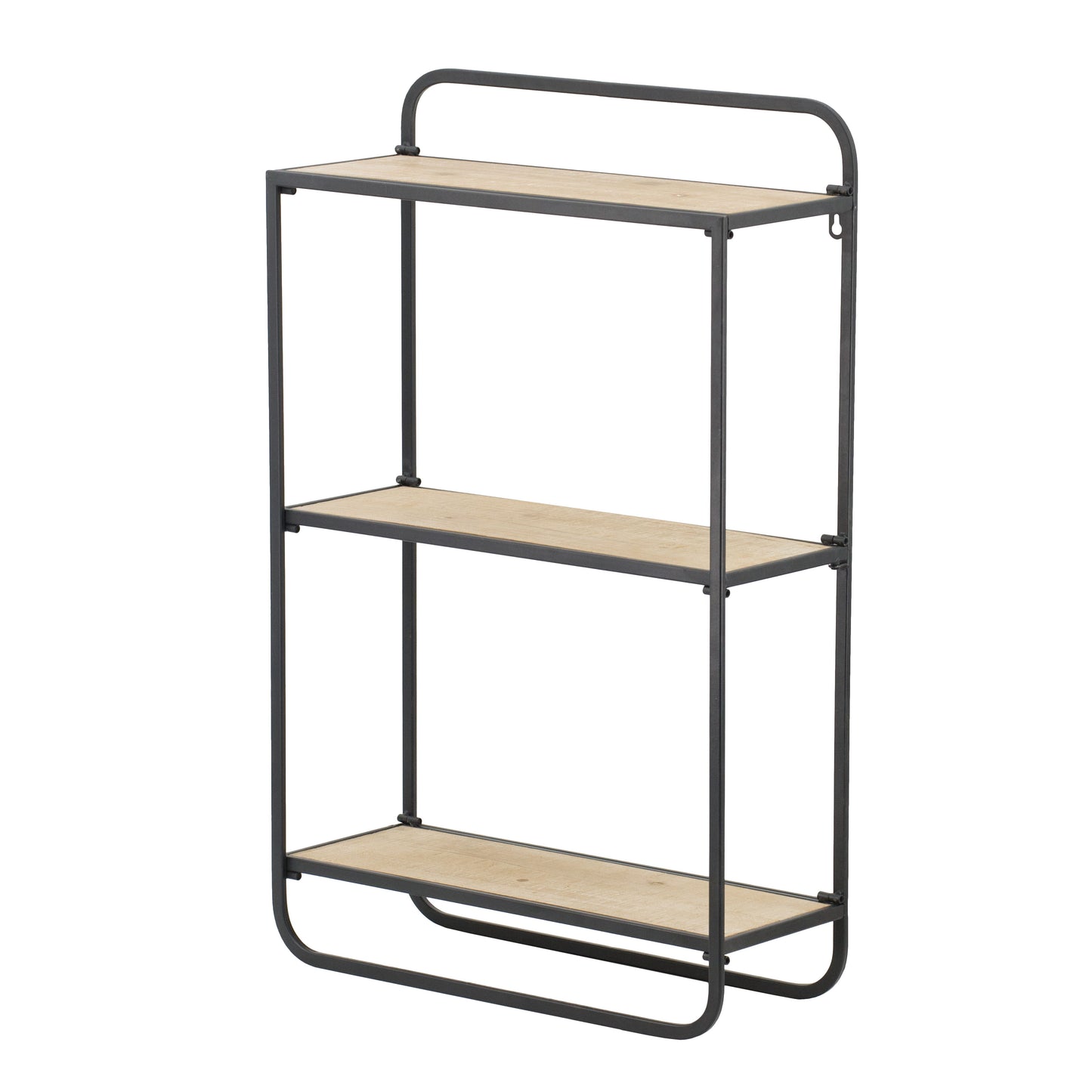 Estante de pared - Negro Marrón