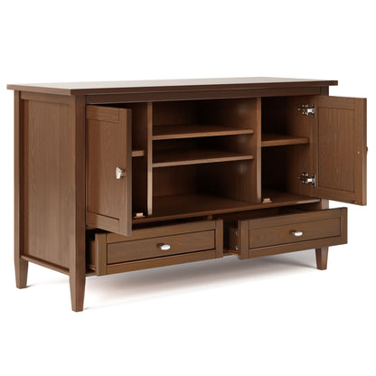 Warm Shaker - Soporte para TV de estilo transicional