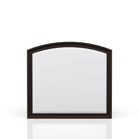 Elegant Design Mirror - Dark Cherry