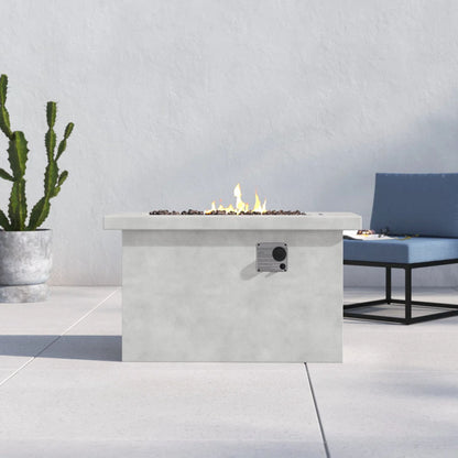 Mesa para fogata de exterior de gas propano/gas Construcción duradera