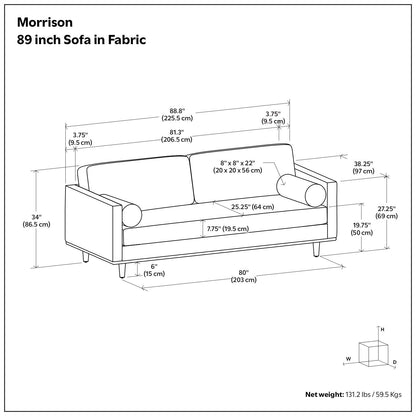 Morrison - Sofá tapizado