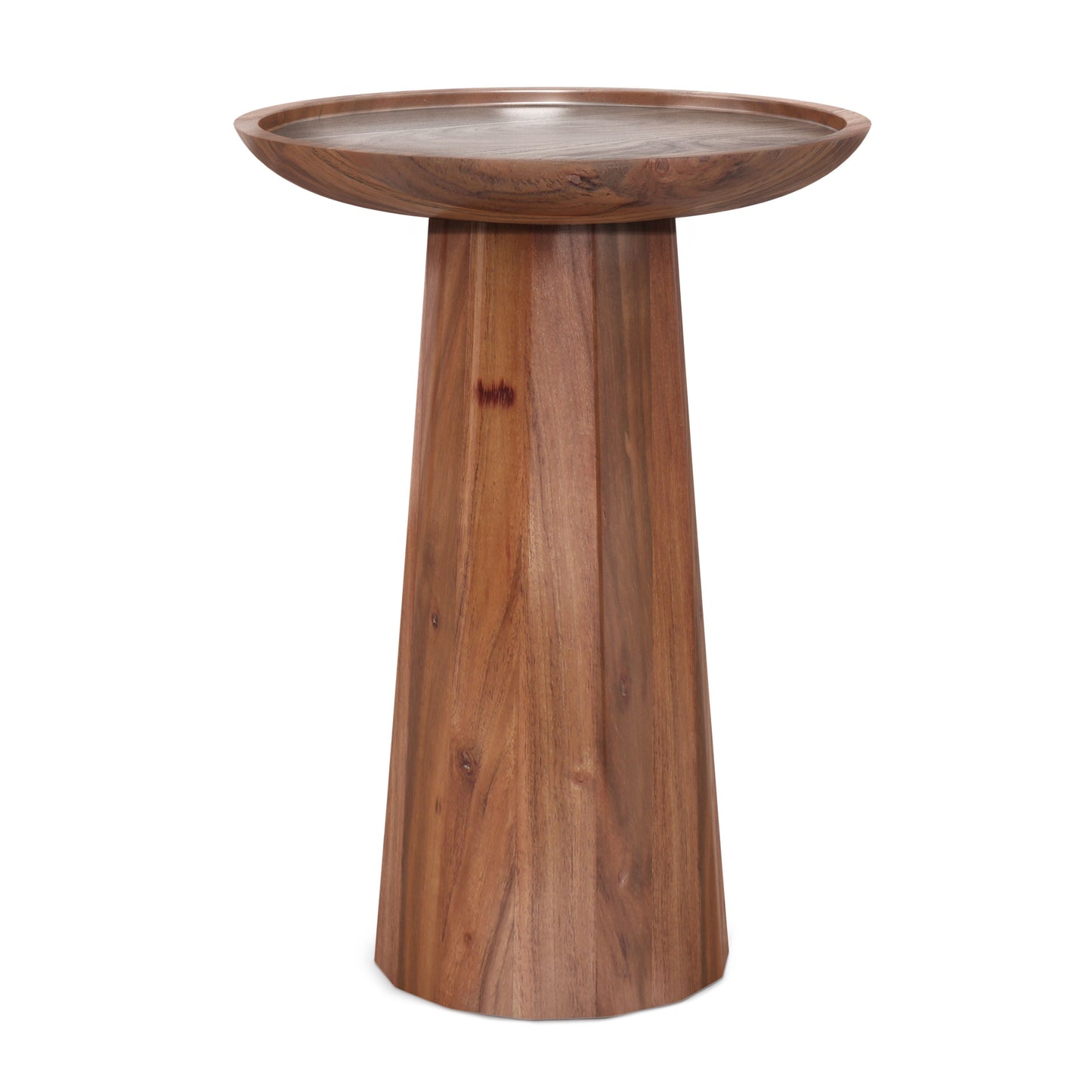 Dayton - Mesa auxiliar de madera hecha a mano