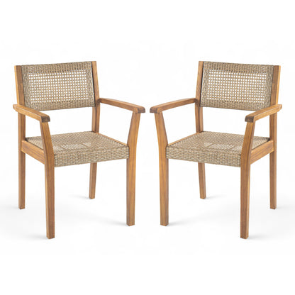 Amaris - Outdoor Dining Chair (Set of 2) - Teak