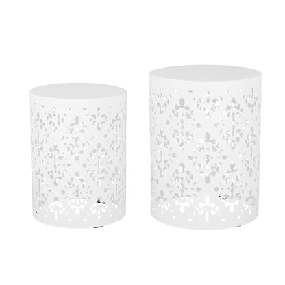 Outdoor Metal Modern Design End Table