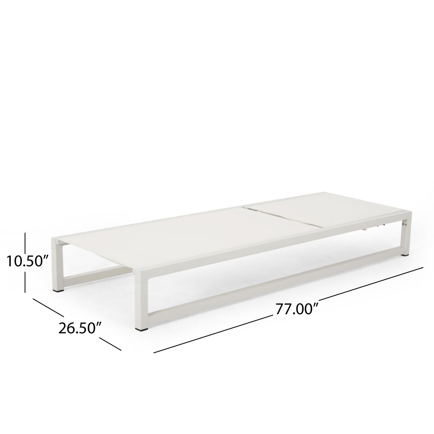 Venice - Classic Chaise Lounge With Adjustable Aluminum Frame