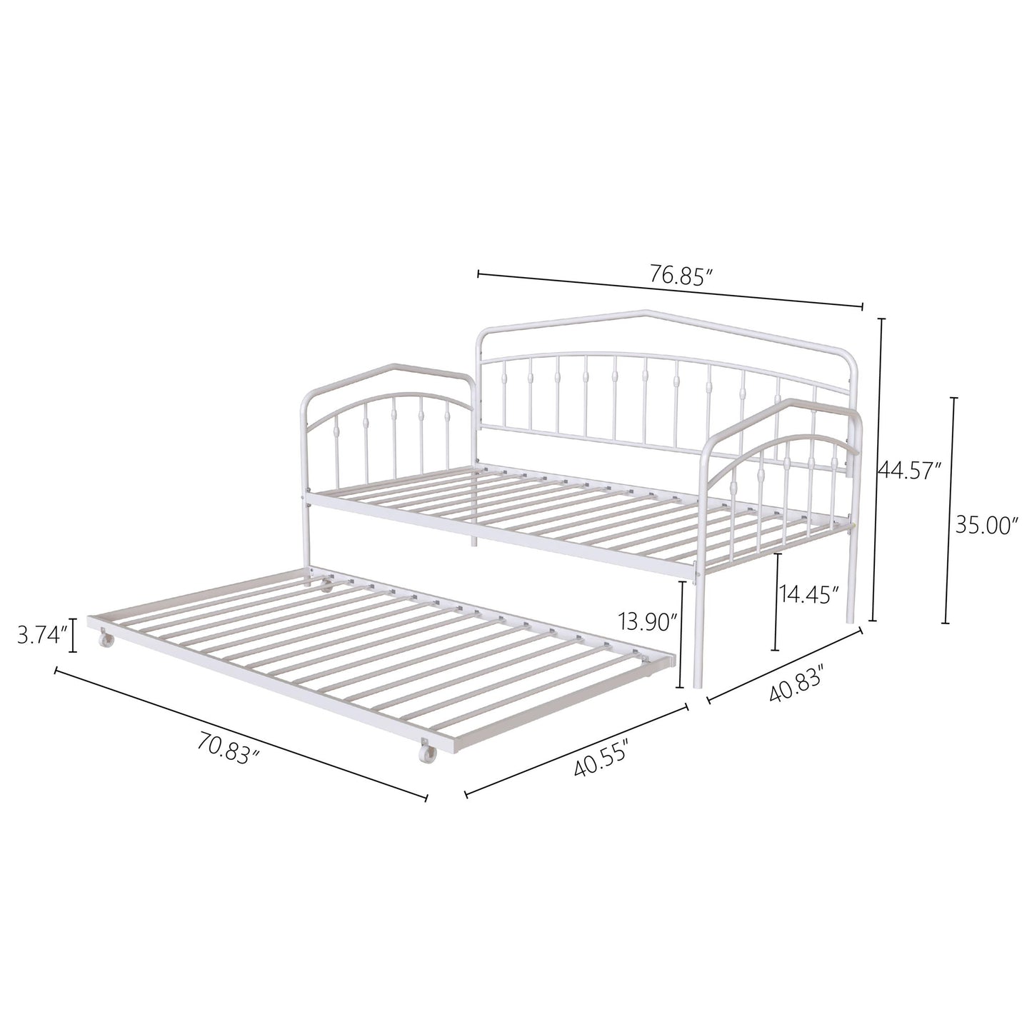Fox - Sofá cama con cama nido doble