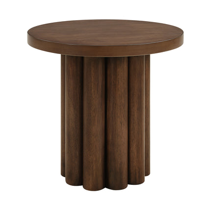 Loanna - Mesa auxiliar de color madera - Marrón