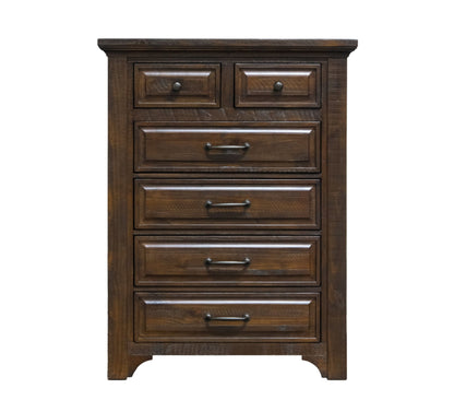 6 Drawer Chest - Brown