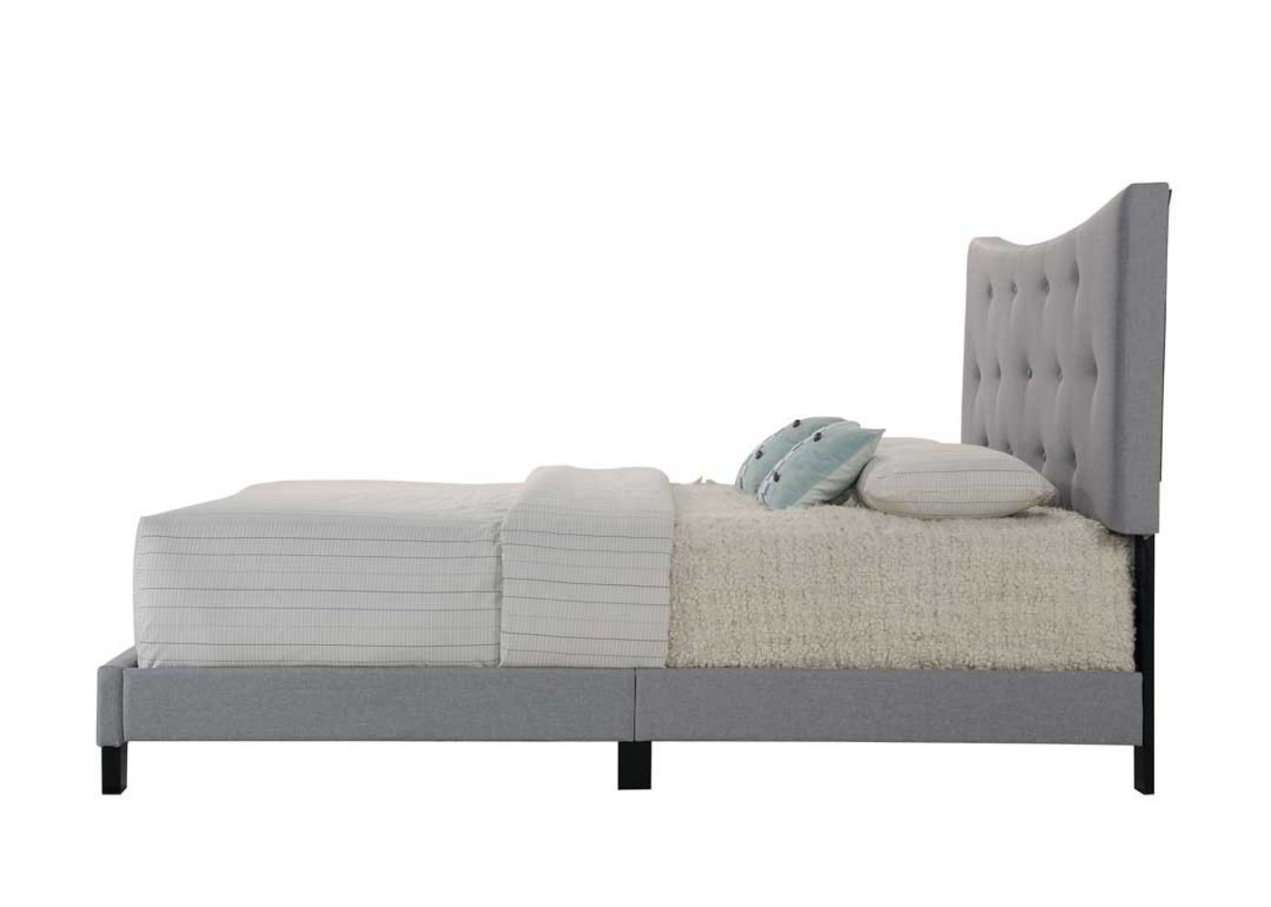 Venacha - Cama Queen - Gris