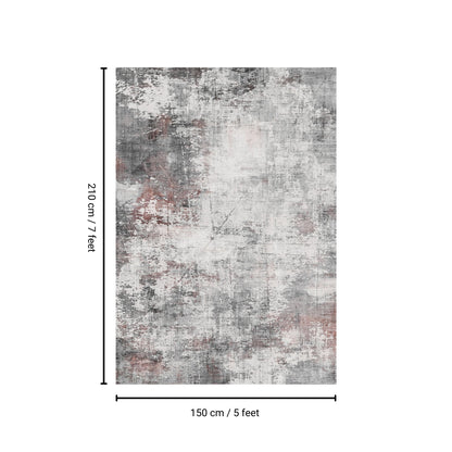 Alfombra antideslizante lavable Toucan - Marfil/Gris oscuro