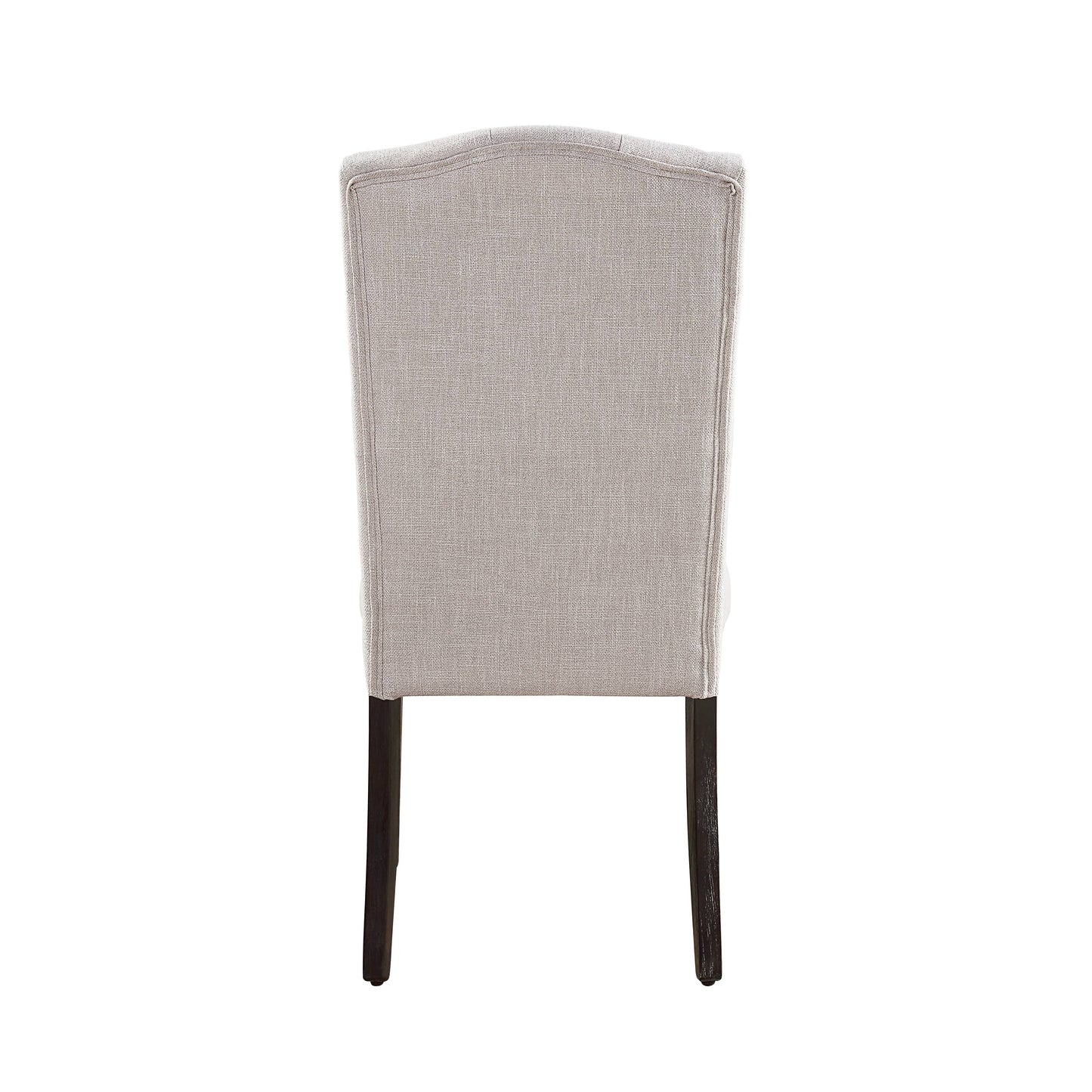 Gerardo - Silla de comedor de lino desgastado (juego de 2) - Beige