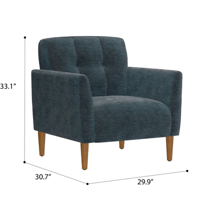 Joanne - Silla decorativa - Azul