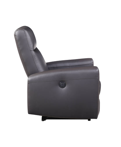Blane - Top Grain Leather Match Power Motion Recliner - Brown