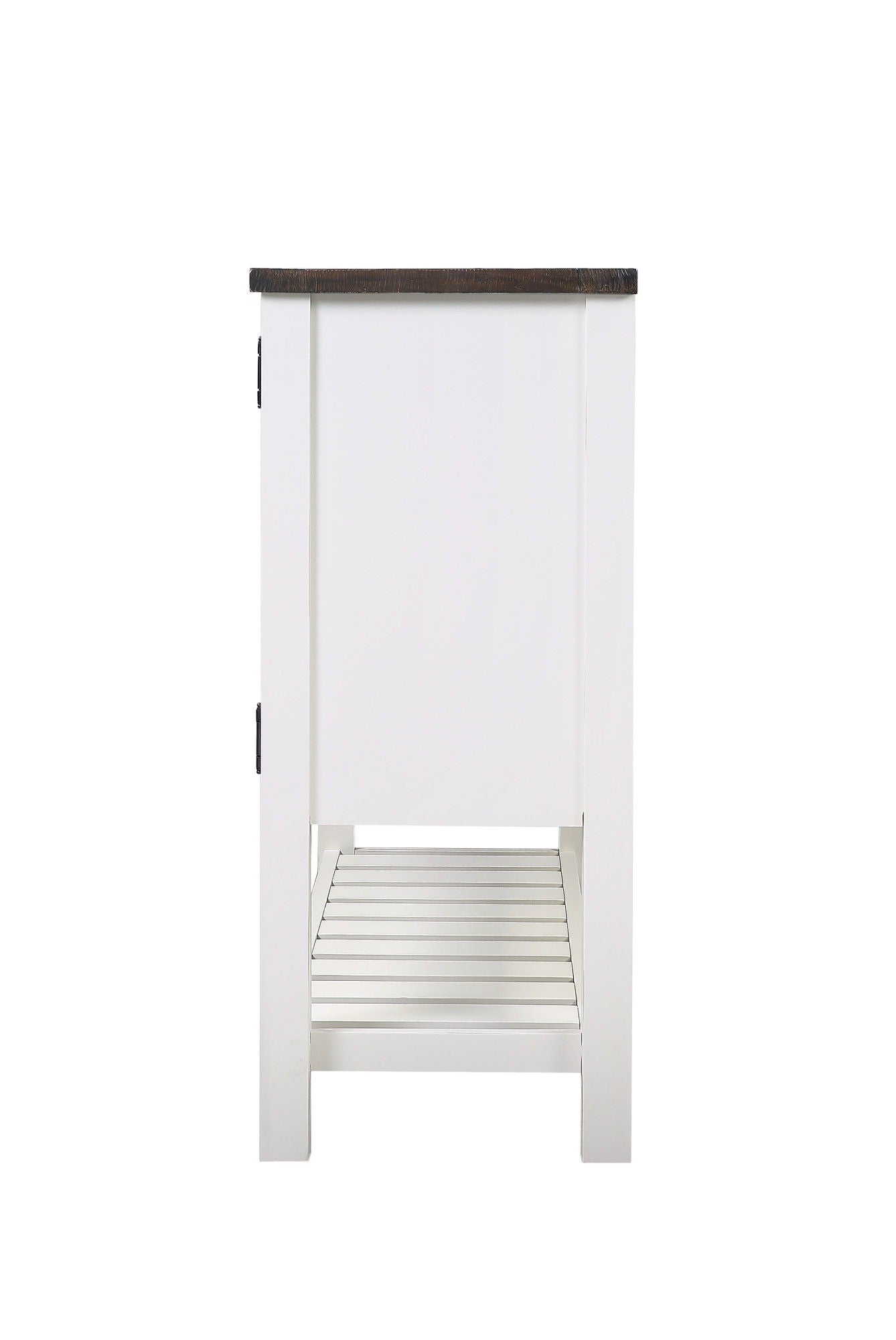 2 Drawer Server - Brown / White