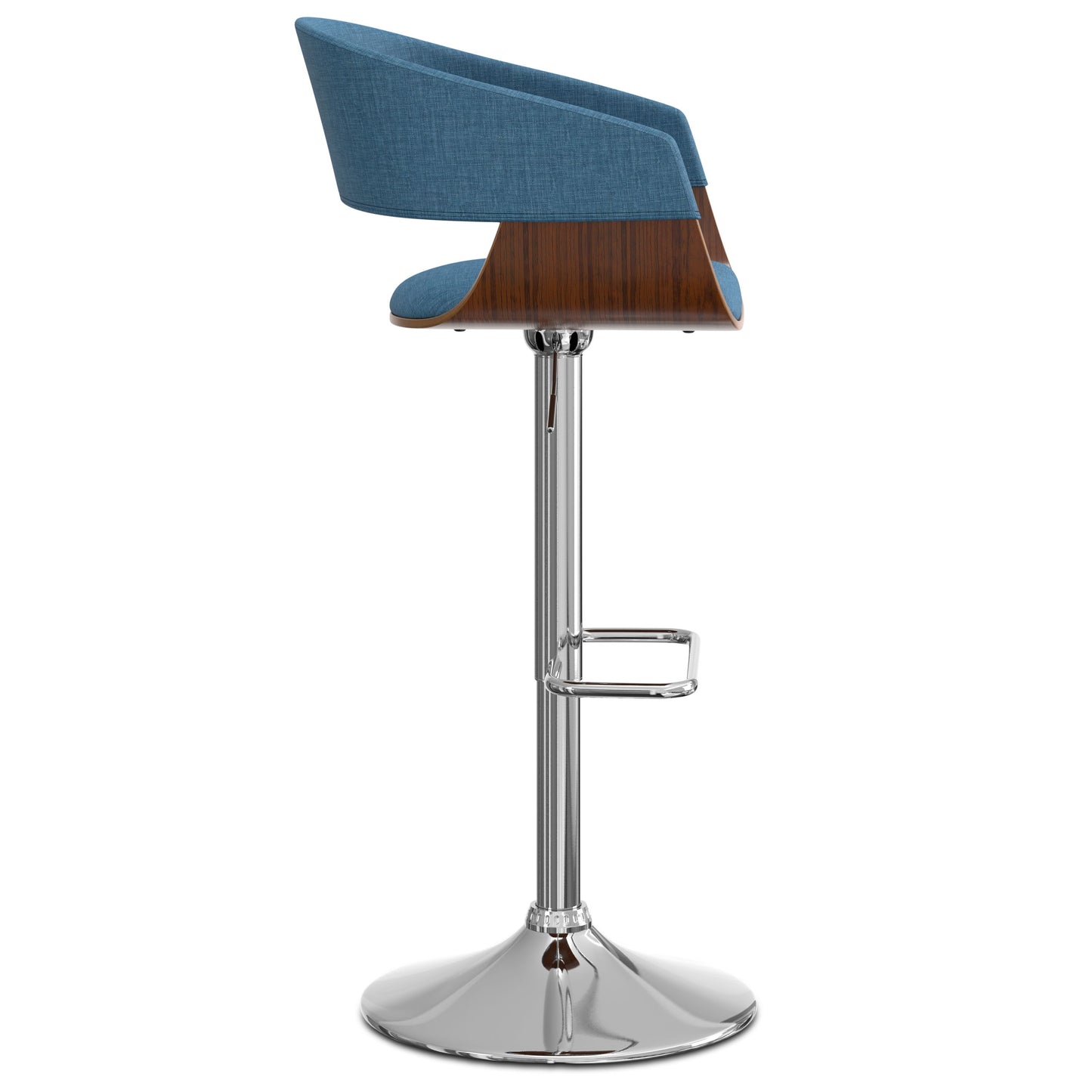 Lowell - Taburete de bar giratorio ajustable y multifuncional