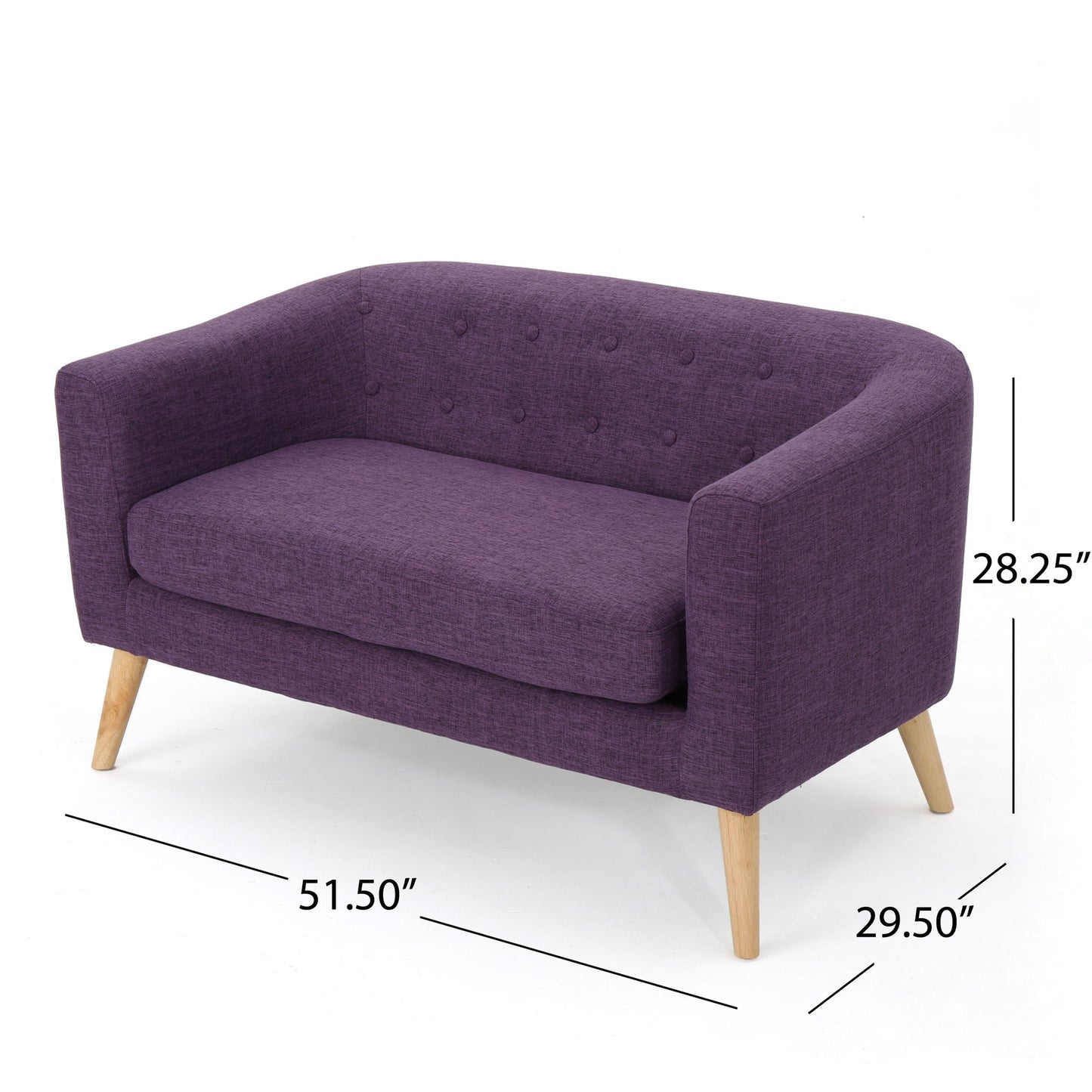 Modern Design Style Loveseat
