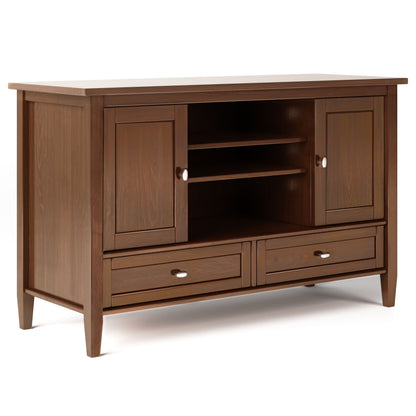Warm Shaker - Soporte para TV de estilo transicional