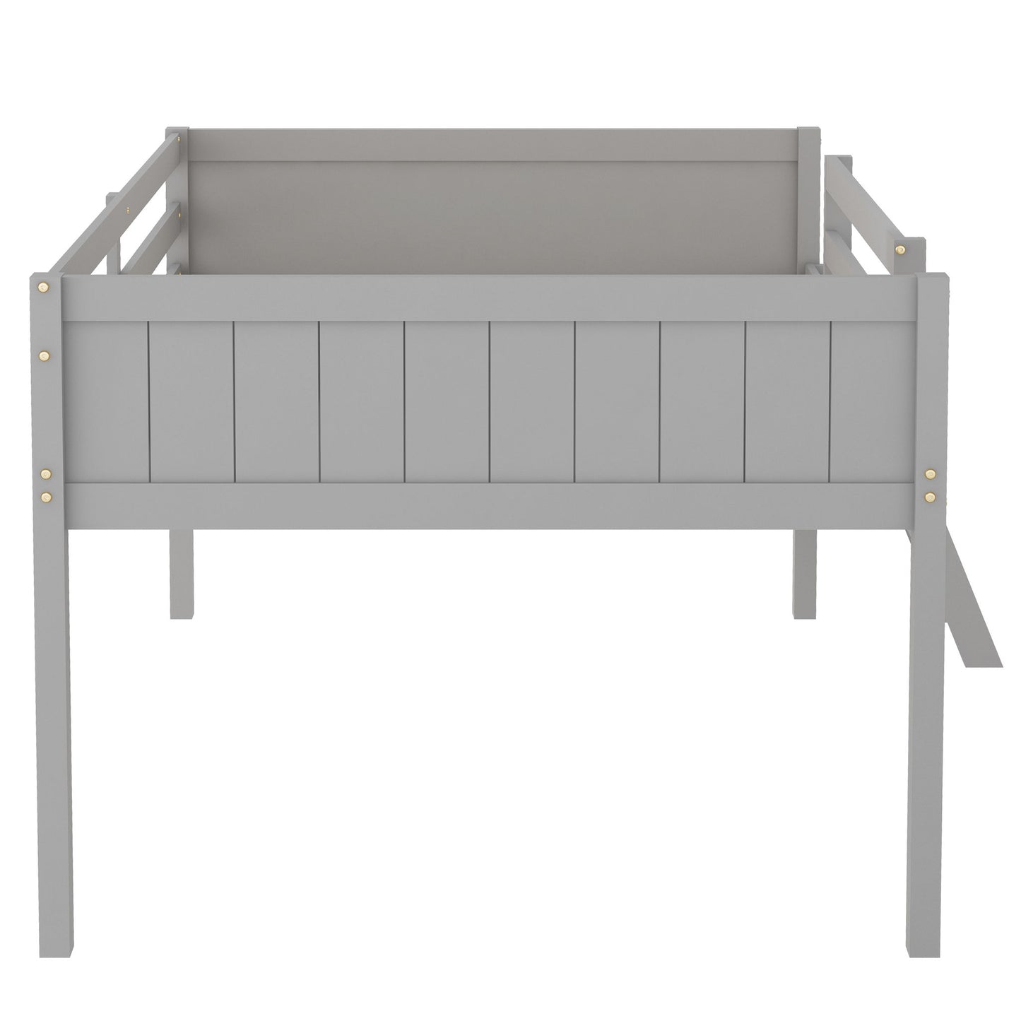 Low Loft Bed With Adjustable Ladder