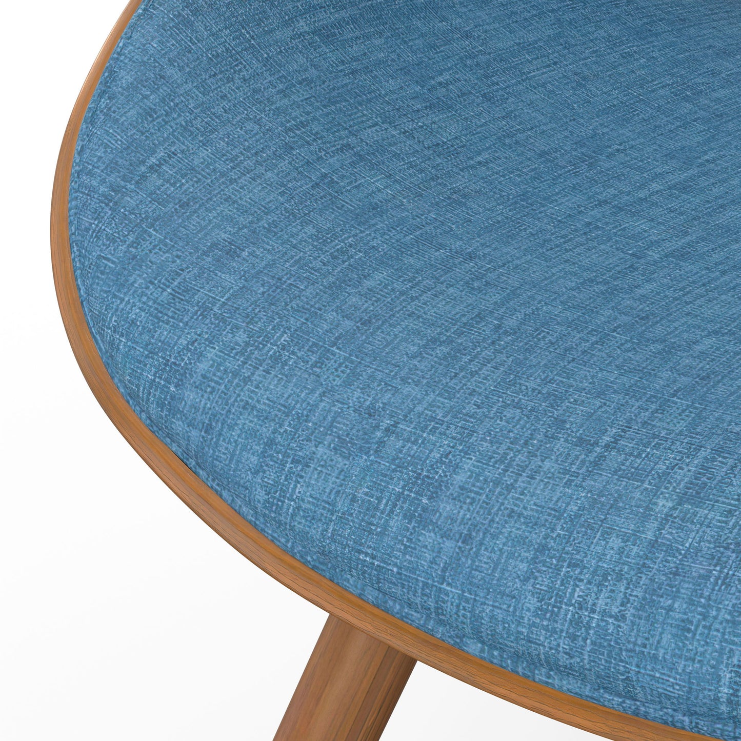 Malden - Silla de comedor tapizada de madera curvada con respaldo de madera