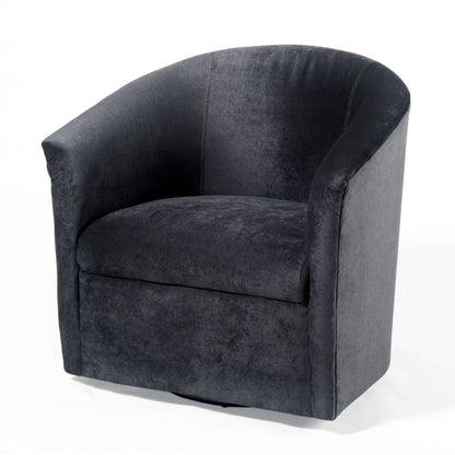 Eden - Swivel Chair With Upholstery And Hardwood Frame