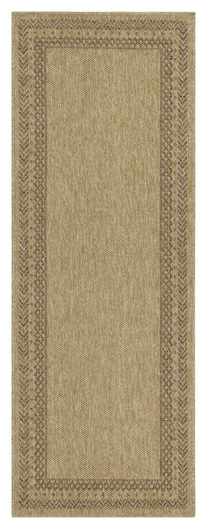 Alfombra Earth de polipropileno, 2,28 m x 3,18 m, para interior y exterior, color yute, color moca