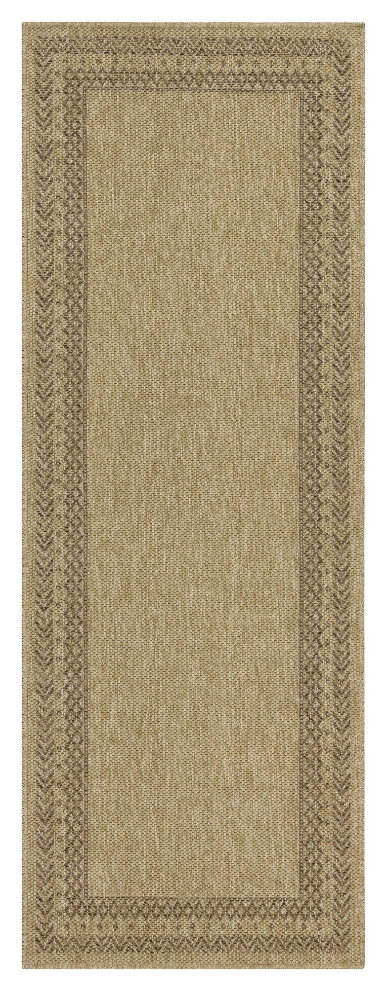 Alfombra de polipropileno Earth para interiores y exteriores, versátil y elegante.