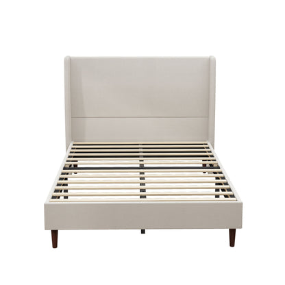 Upholstered Bed & High Headboard Design