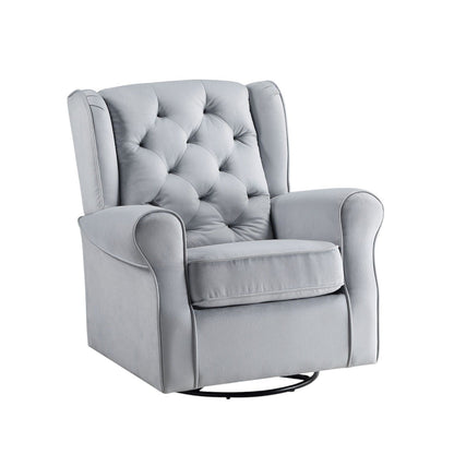 Zeger - Silla planeadora con asiento giratorio - Gris