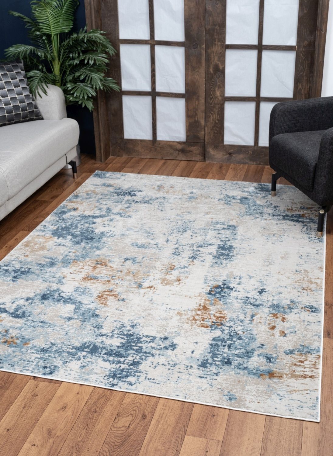 Elegancia - Alfombra de 1,60 m x 2,20 m - Multicolor