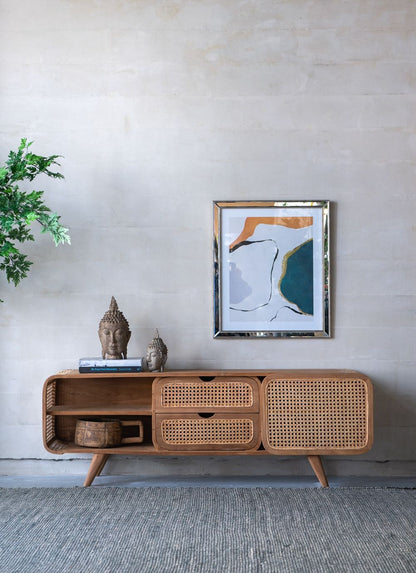 Gabinete de teca - Madera natural / Marrón