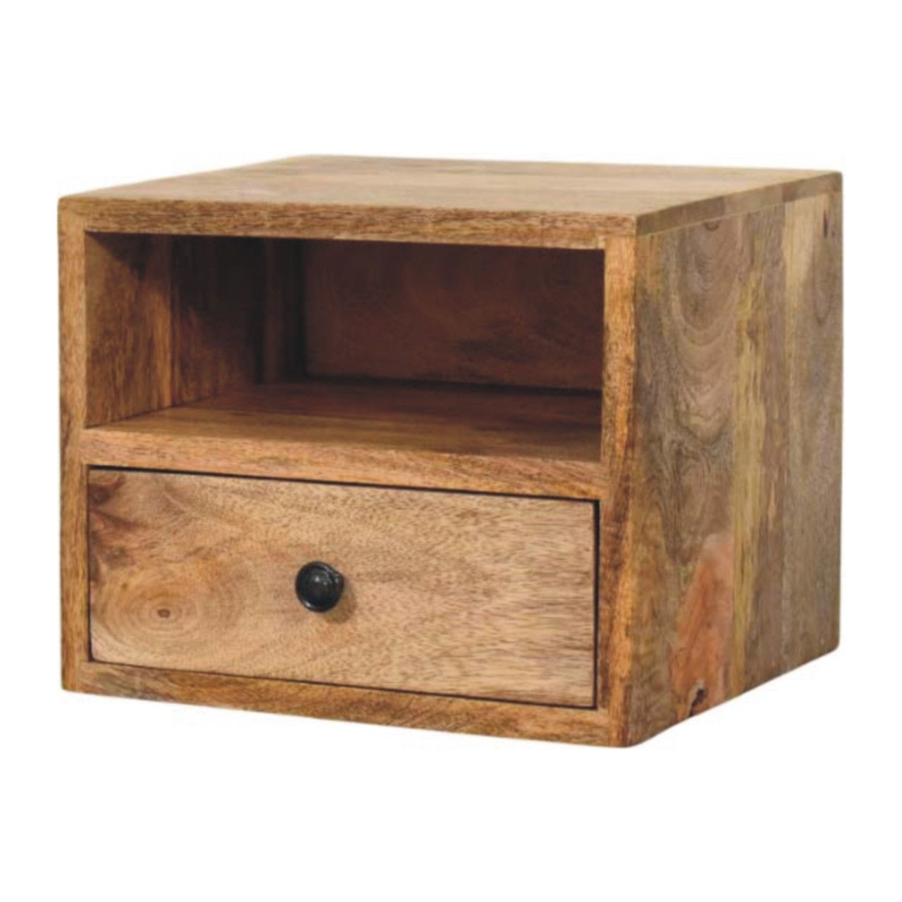 Solis - 1 Drawer Wall Mounted Nightstand
