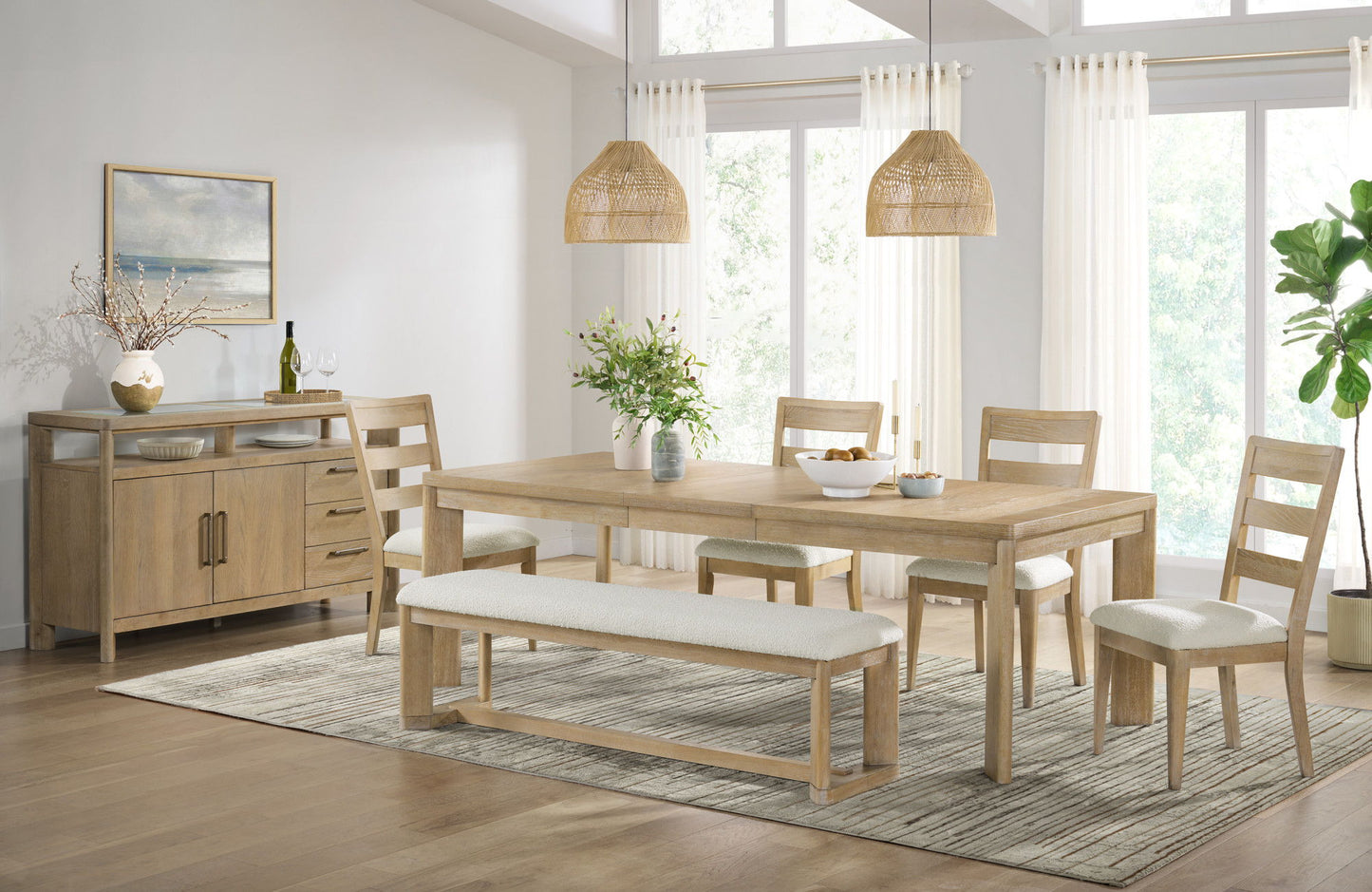 Leg Table - Brown