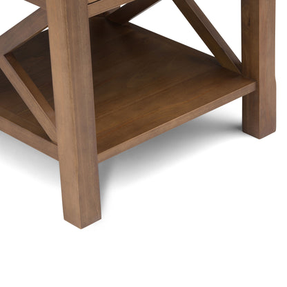 Mesa auxiliar Kitchener - Marrón silla de montar mediano